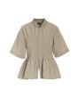 Fukkura smock blouse