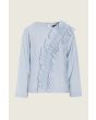 Karu blouse with flounce