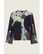 Tsuki blouse with v-neck