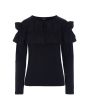 Wakaba bluse med flæse