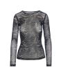 Wave fukashi mesh t-shirt
