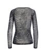 Wave fukashi mesh t-shirt