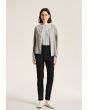 Magic stretch long trousers with slits