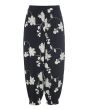 Embroidered flower pants