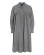 Lazy linen shirt dress