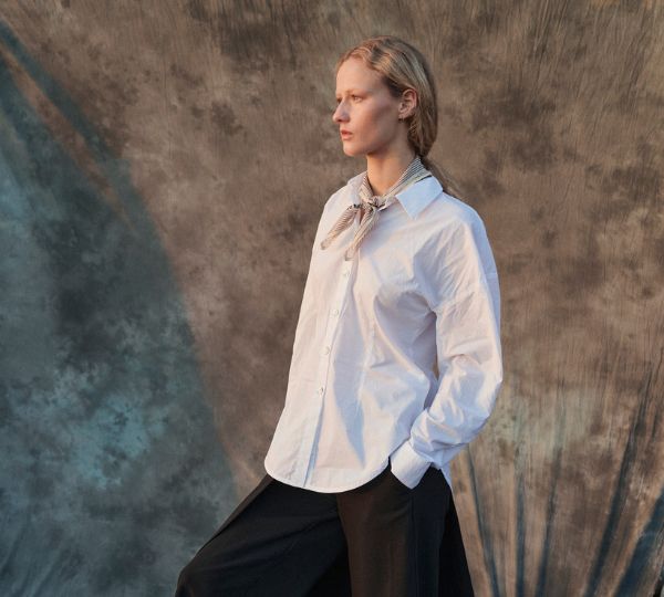 SHIRTS Model in white shirt from BITTE KAI RAND